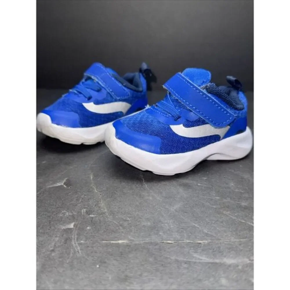 ATHLETIC WORKS Running‎ Shoe Toddler  Size 3 Blue